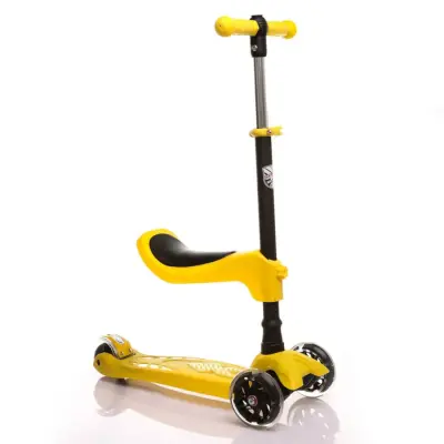 Babyhope Oturaklı Scooter 2in1 Sarı