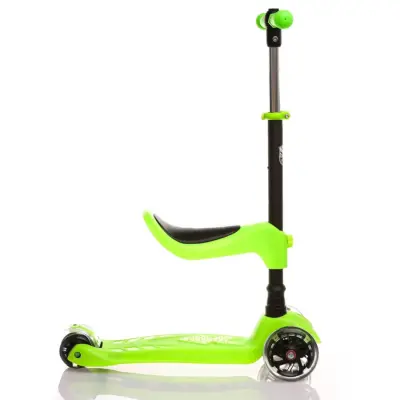 Babyhope Oturaklı Scooter 2in1 Yeşil (1)