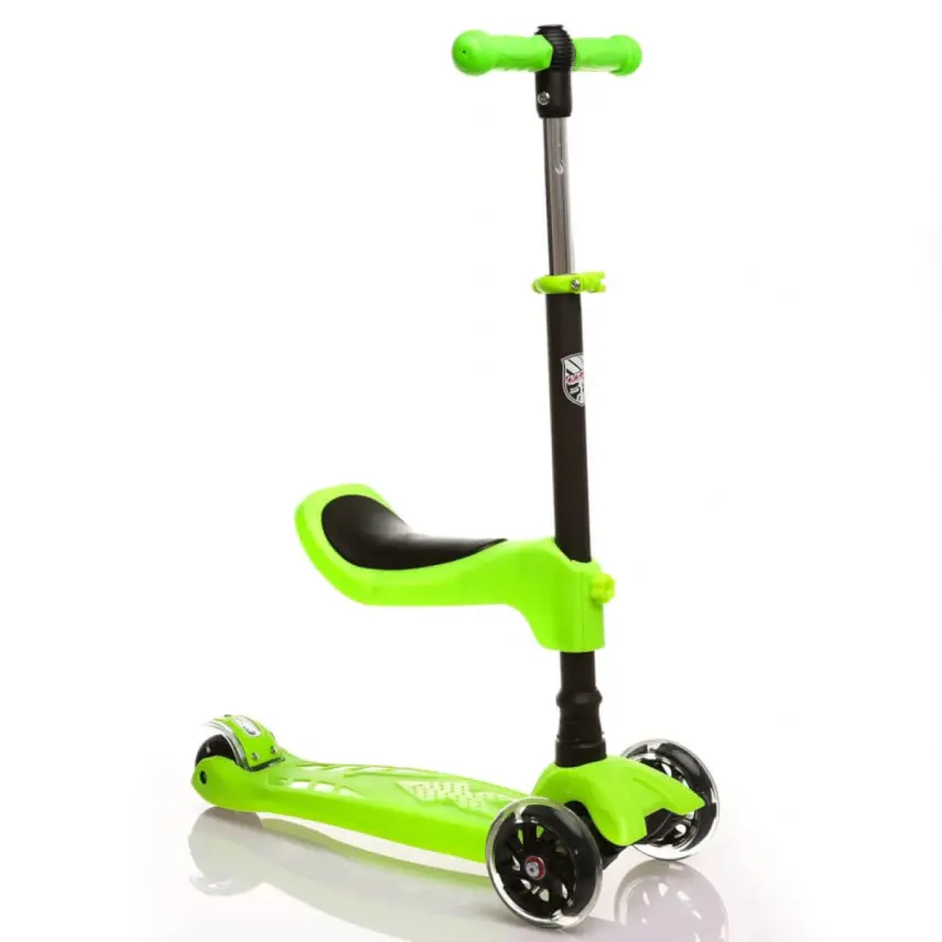 Babyhope Oturaklı Scooter 2in1 Yeşil - 1