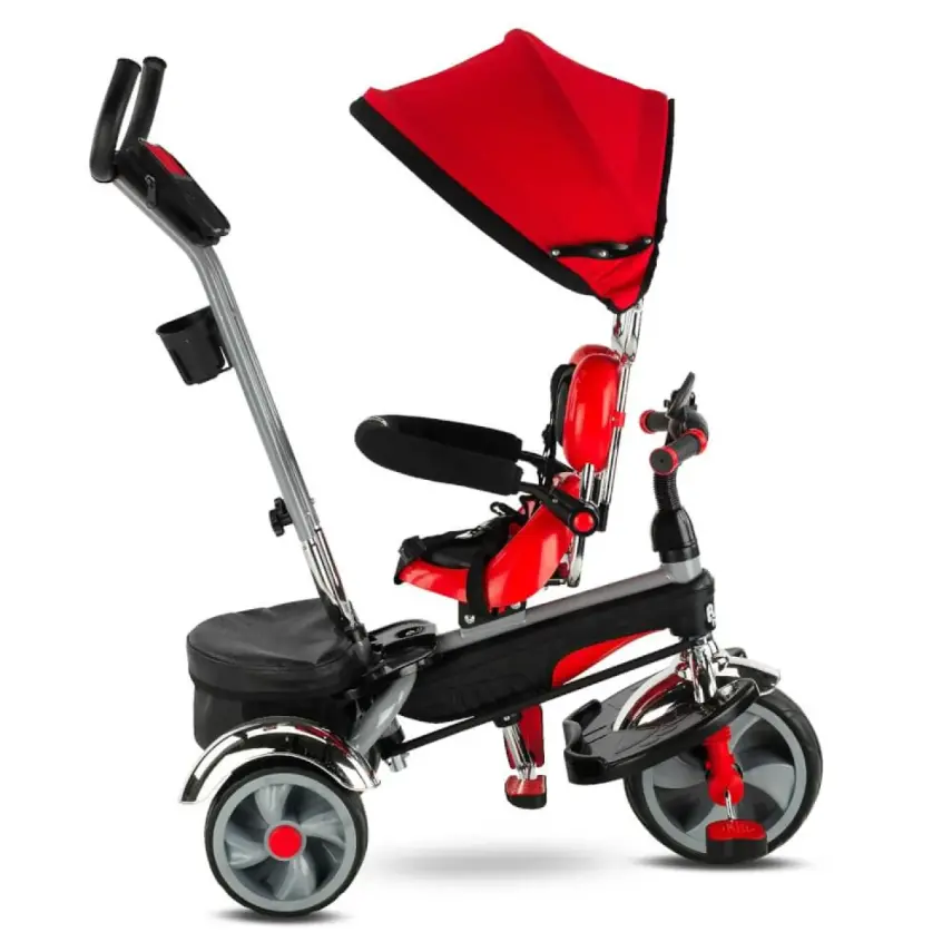 Babyhope Star İtmeli Bisiklet Kırmızı - 2