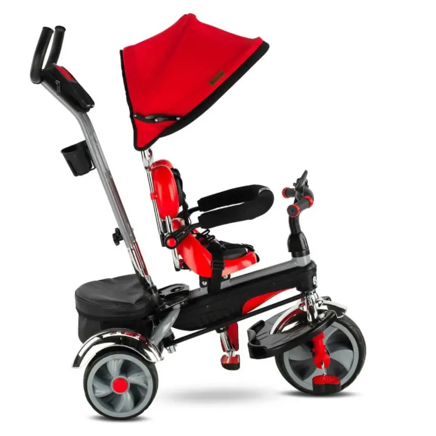 Babyhope Star İtmeli Bisiklet Kırmızı - 4