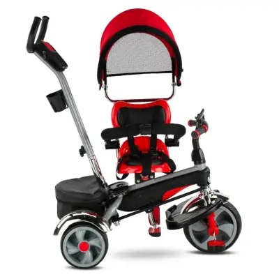 Babyhope Star İtmeli Bisiklet Mavi - 2