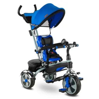 Babyhope Star İtmeli Bisiklet Mavi - 1