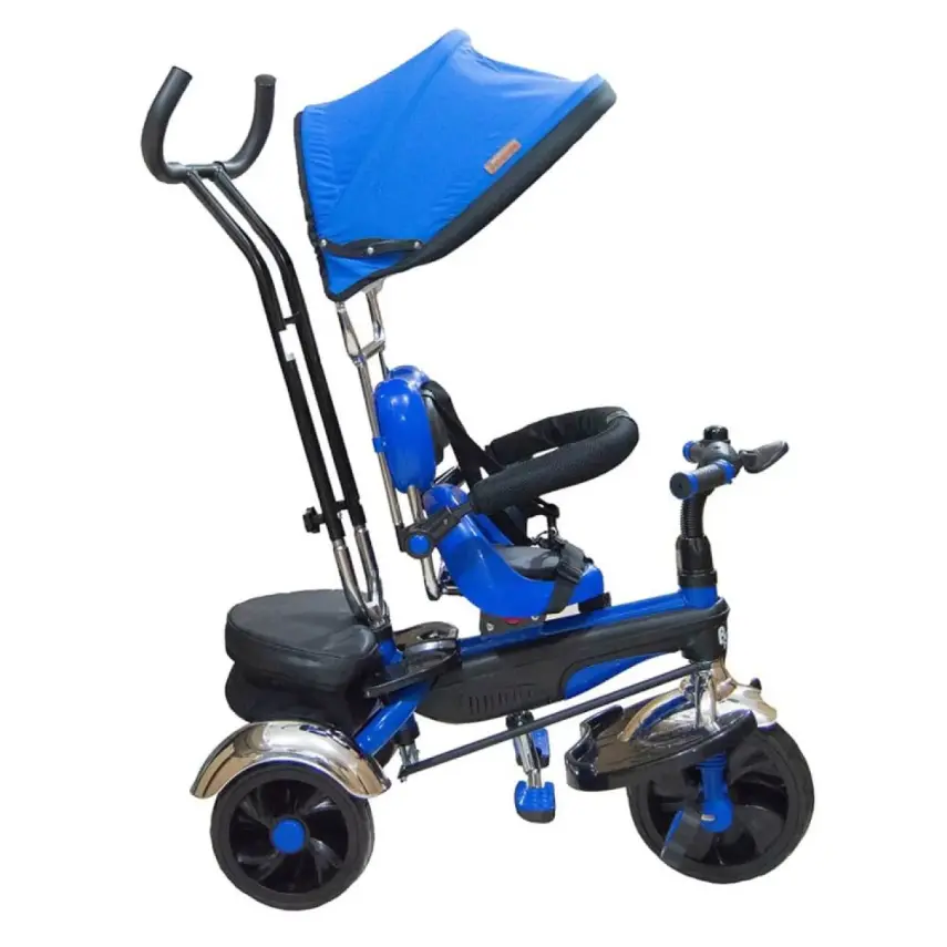 Babyhope Star İtmeli Bisiklet Mavi - 3