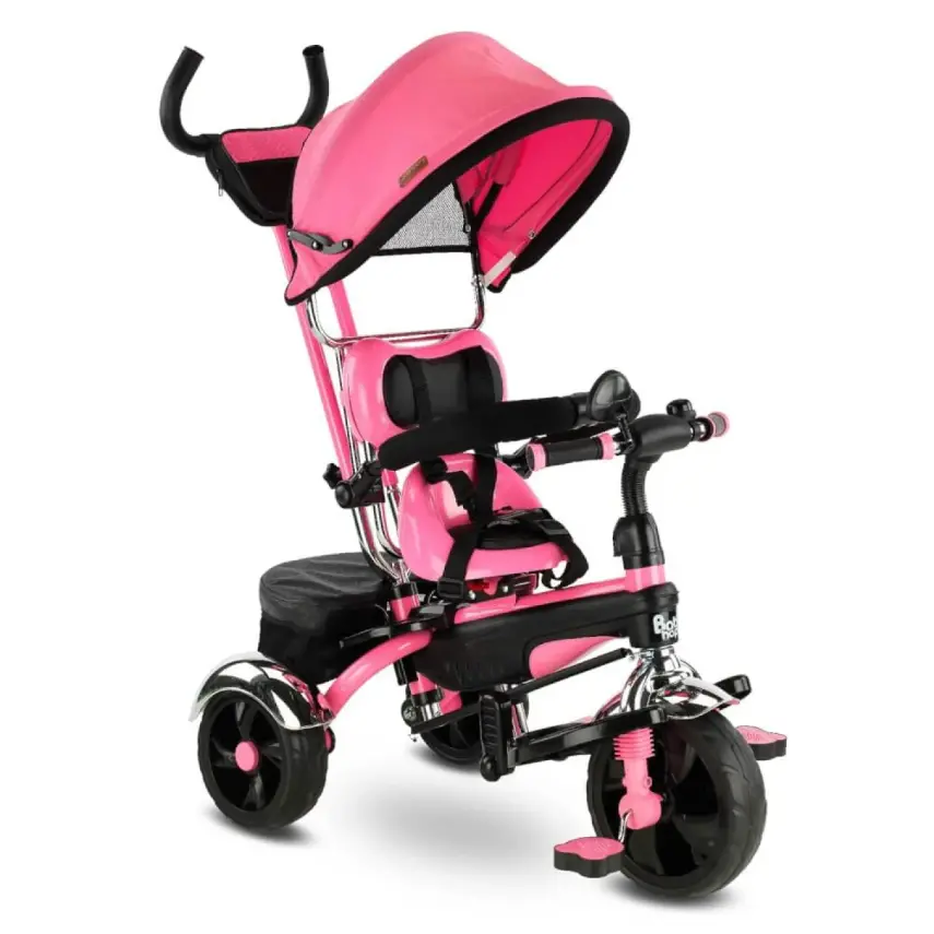 Babyhope Star İtmeli Bisiklet Pembe - 1