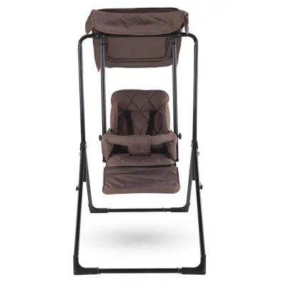 Babyhope Yatarlı Salıncak Kahverengi - 2