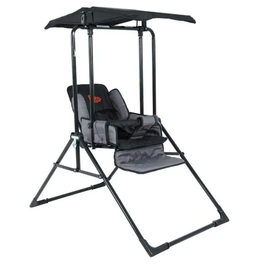 Babyhope Yatarlı Salıncak Kırçıllı Gri - 1