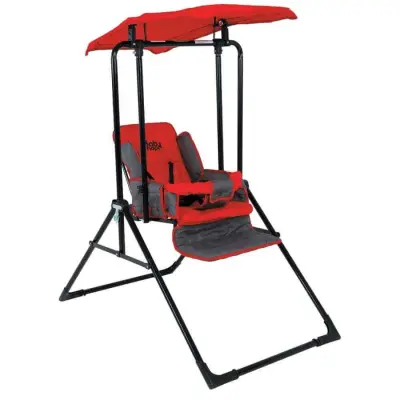 Babyhope Yatarlı Salıncak Kırmızı-Gri 