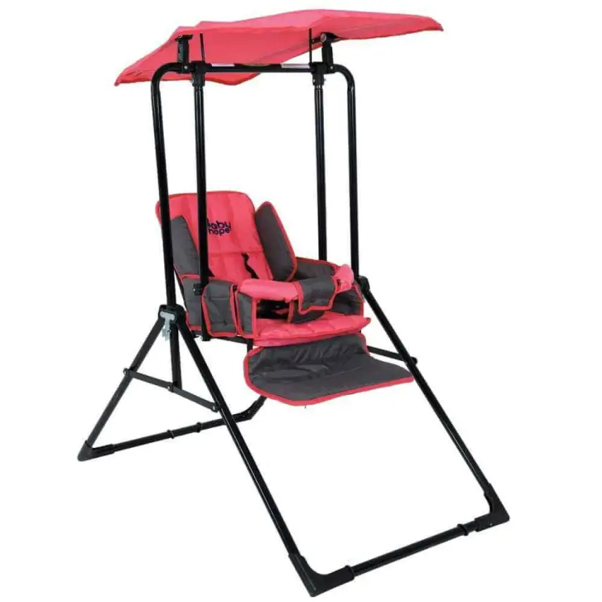 Babyhope Yatarlı Salıncak Pembe - 1