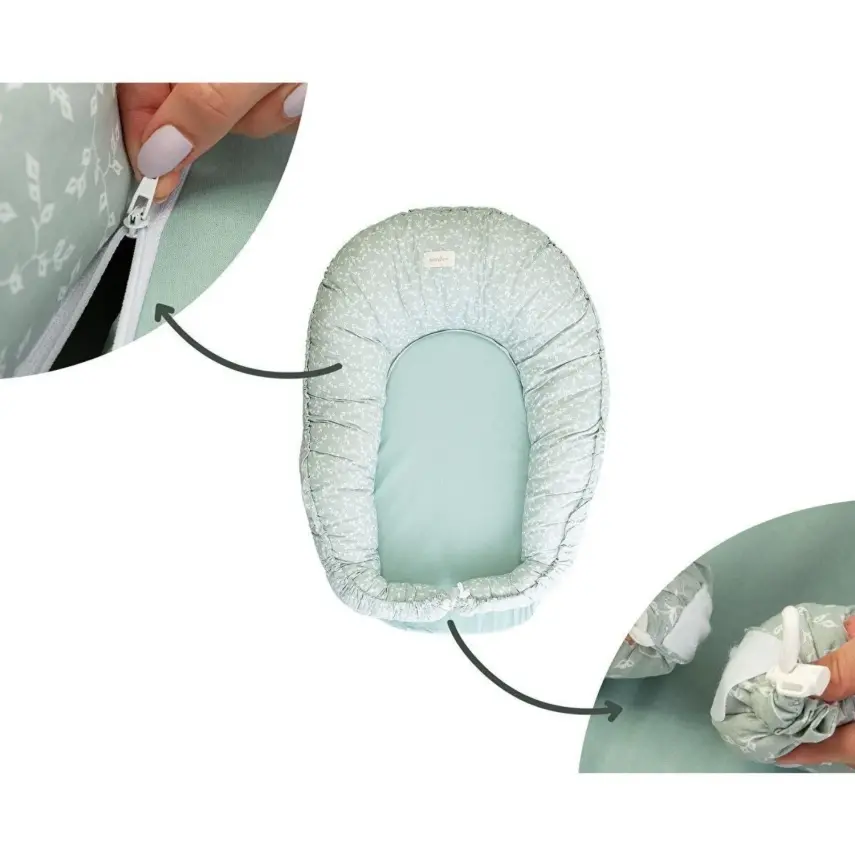 Babyjem 5 Fonksiyonlu Minder Yeşil Çiçek - 4