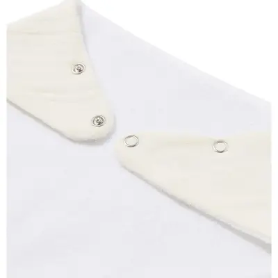 Babyjem Ahşap Diş Kaşıyıcılı Bürümcük Müslin Önlük Ekru - 3