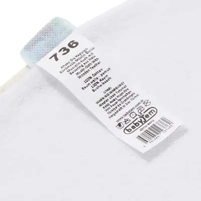 Babyjem Ahşap Diş Kaşıyıcılı Bürümcük Müslin Önlük Ekru - 6