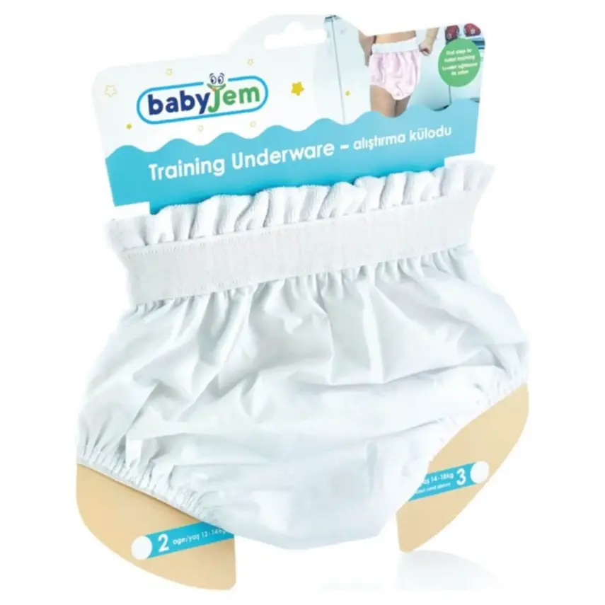 Babyjem Alıştırma Külodu Beyaz - 1