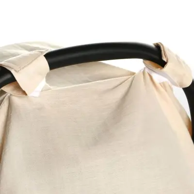 Babyjem Ana Kucağı Örtüsü Bürümcük Somon - 5