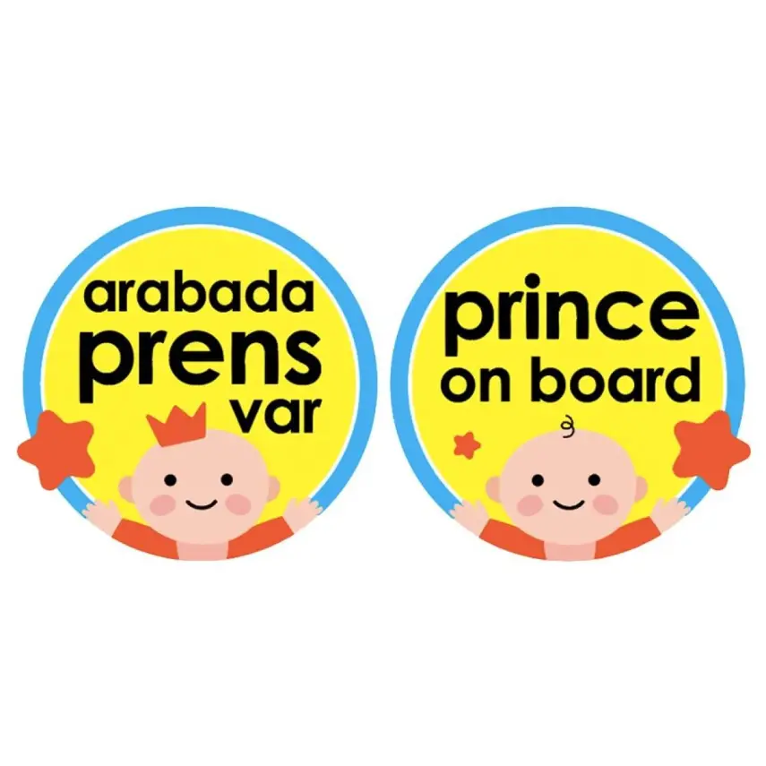 Babyjem Arabada Prens Var Mavi - 1