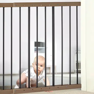 Babyjem Ayarlanabilir Ahşap Demir Detaylı Güvenlik Kapısı - 3