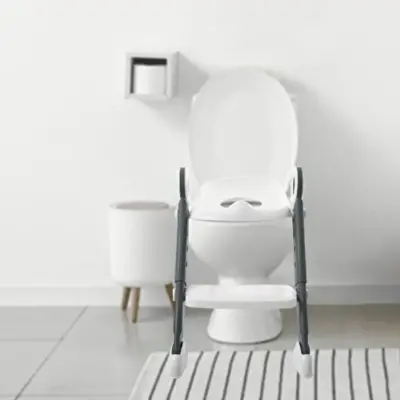 Babyjem Basamaklı ve Katlanır Klozet Adaptörü Beyaz