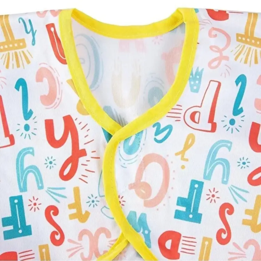 Babyjem Baskılı BLW Kollu Mama Önlüğü Balon Desenli - 2