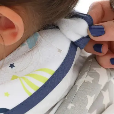 Babyjem Baskılı BLW Kolsuz Mama Önlüğü Balon Desenli - 6