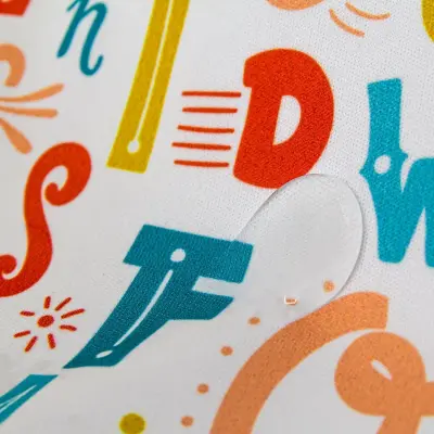 Babyjem Baskılı BLW Kolsuz Mama Önlüğü Harf Desenli - 4