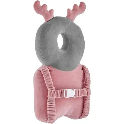 Babyjem Bebek Melek Kanadı Koruma Yastığı Kadife Pembe - 3