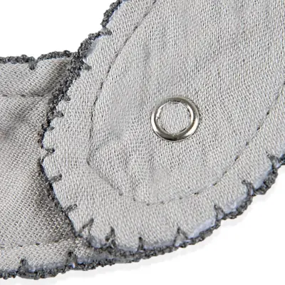 Babyjem Bürümcük Müslin Önlük Gri - 6