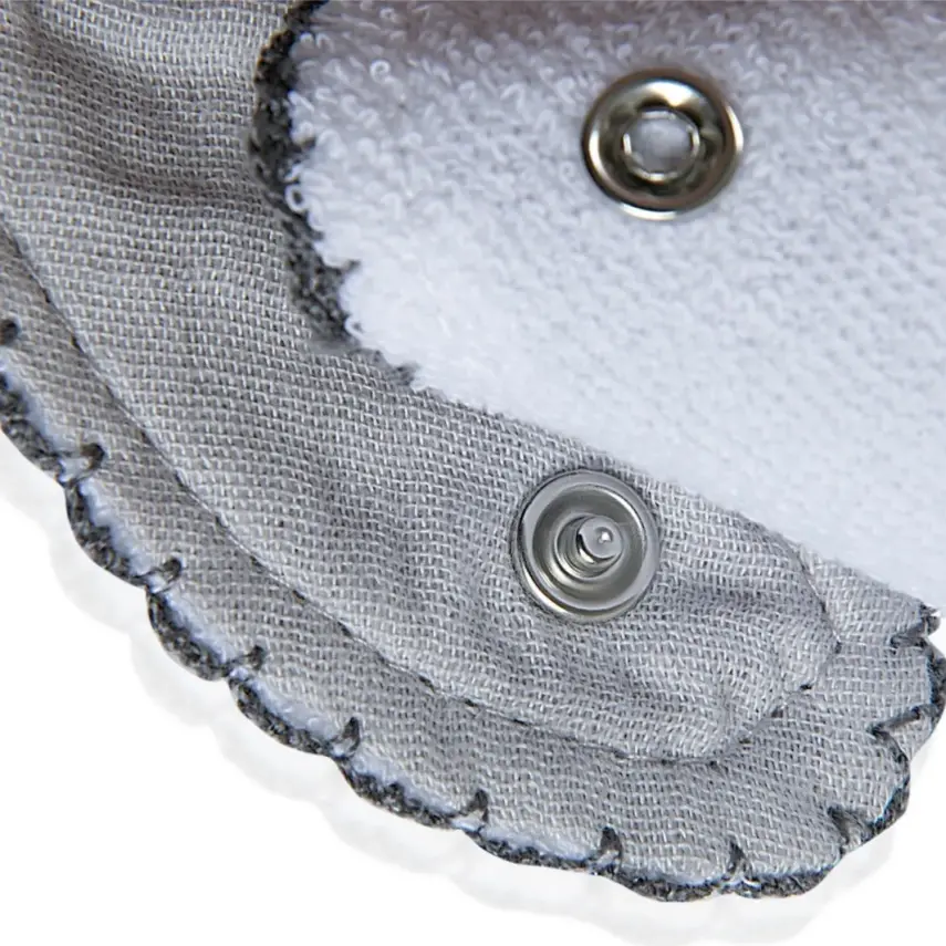 Babyjem Bürümcük Müslin Önlük Gri - 7