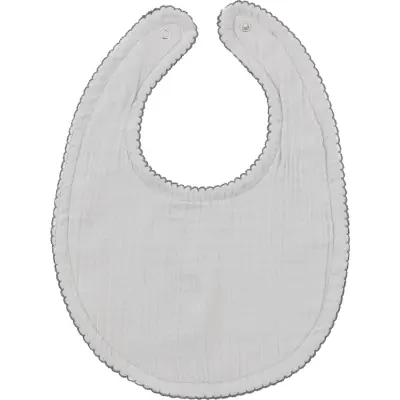 Babyjem Bürümcük Müslin Önlük Gri - 8