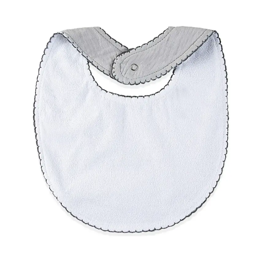 Babyjem Bürümcük Müslin Önlük Gri - 3