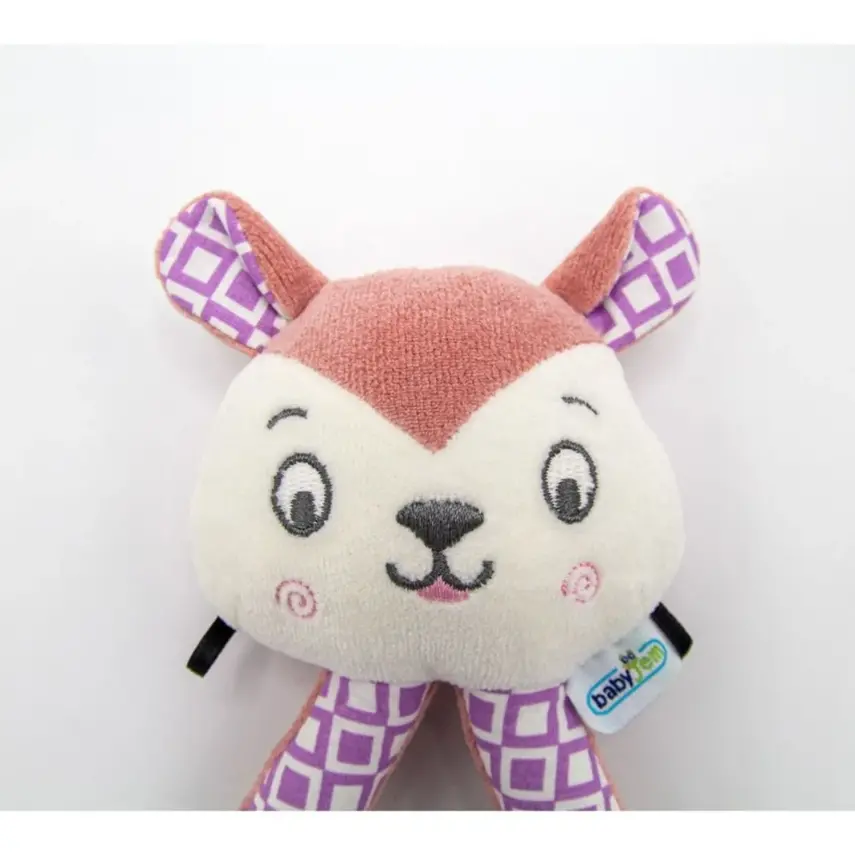 Babyjem Çıngıraklı Kedi Oyun Arkadaşım Gül Kurusu - 3