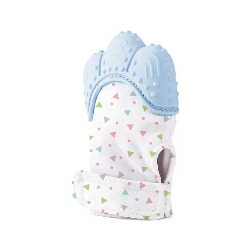 Babyjem Diş Kaşıyıcı Eldiven Mavi - 1