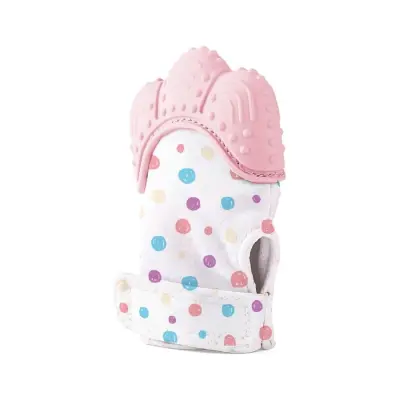 Babyjem Diş Kaşıyıcı Eldiven Pembe - 1