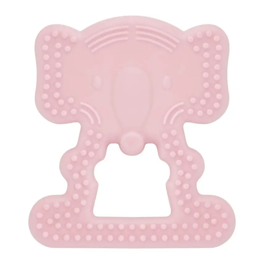 Babyjem Diş Kaşıyıcı Fil Pembe - 1