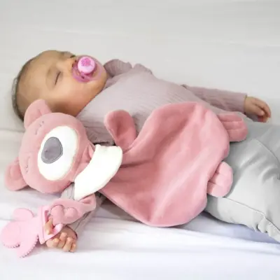 Babyjem Diş Kaşıyıcılı Uyku Arkadaşım Gül Kurusu - 3