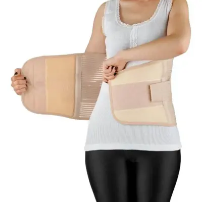 Babyjem Doğum Sonrası Balenli Toparlayıcı Korse Krem (1)