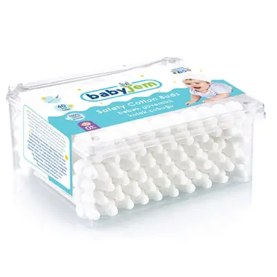 Babyjem Emniyetli Kulak Temizleme Çubuğu 60lı (1)