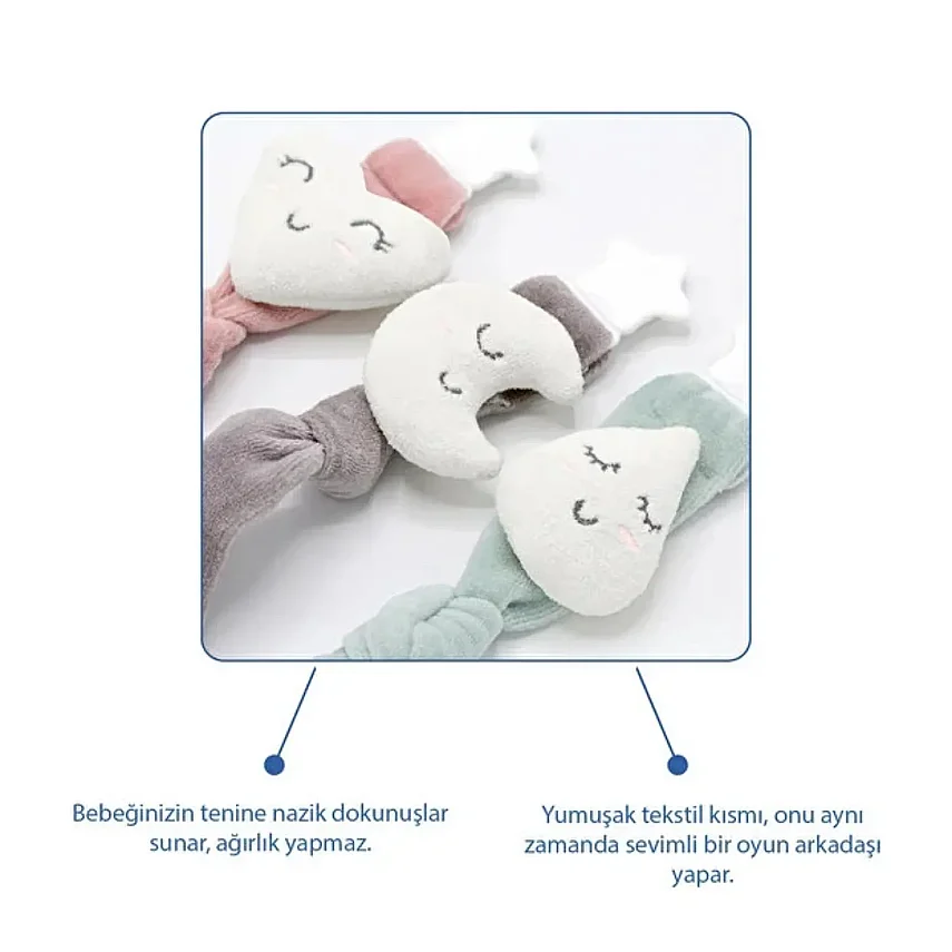 Babyjem Emzik Tutacağı Damla Desen Yeşil - 4