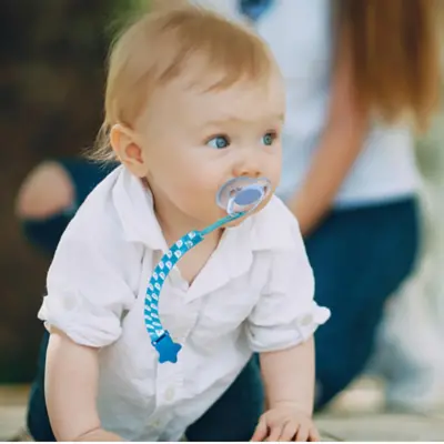 Babyjem Emzik Tutacağı Desenli Mavi Ayıcık (1)