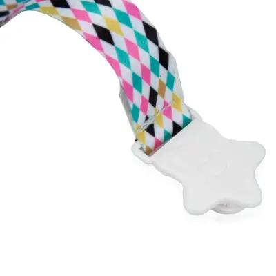 Babyjem Emzik Tutacağı Desenli Mavi Kurdele - 5