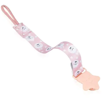 Babyjem Emzik Tutacağı Desenli Pembe Ayıcık - 7