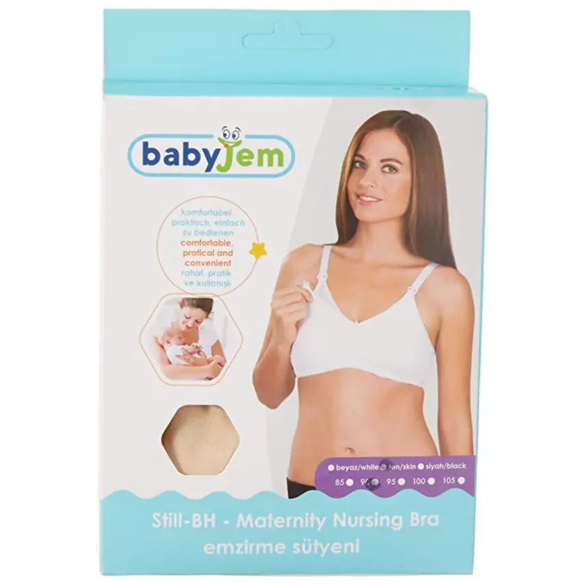 Babyjem Emzirme Sütyeni 100 Beden Ten - 1