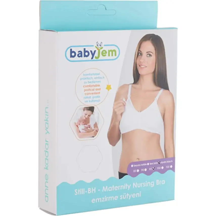 Babyjem Emzirme Sütyeni 105 Beden Beyaz - 4