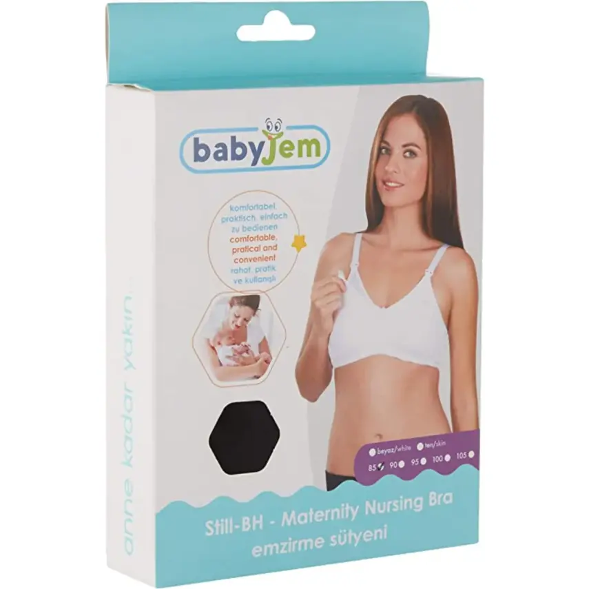Babyjem Emzirme Sütyeni 85 Beden Siyah - 3