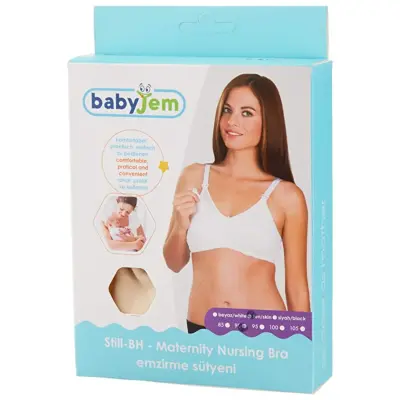 Babyjem Emzirme Sütyeni 90 Beden Ten (1)