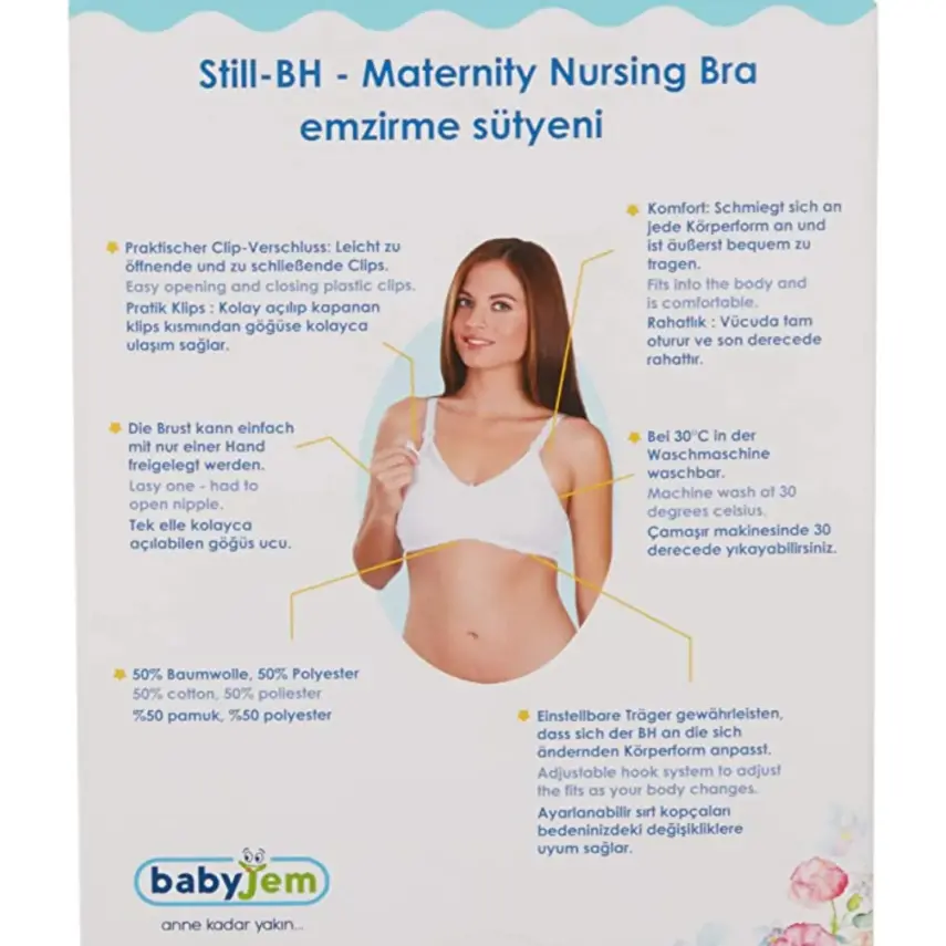 Babyjem Emzirme Sütyeni 95 Beden Siyah - 3