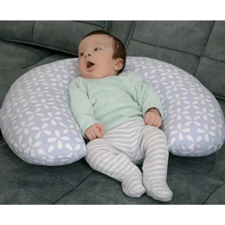 Babyjem Emzirme ve Destek Minderi Pembe Yonca - 3