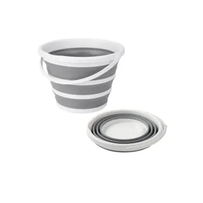 Babyjem Katlanabilen Bebek Banyo Kovası Gri - 2