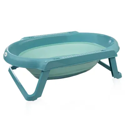 Babyjem Katlanır Banyo Seti 5li Yeni Turkuaz  (1)