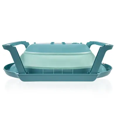 Babyjem Katlanır Banyo Seti 5li Yeni Turkuaz - 9