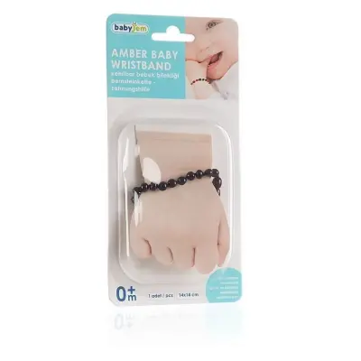Babyjem Kehribar Bebek Bilekliği Vişne - 6